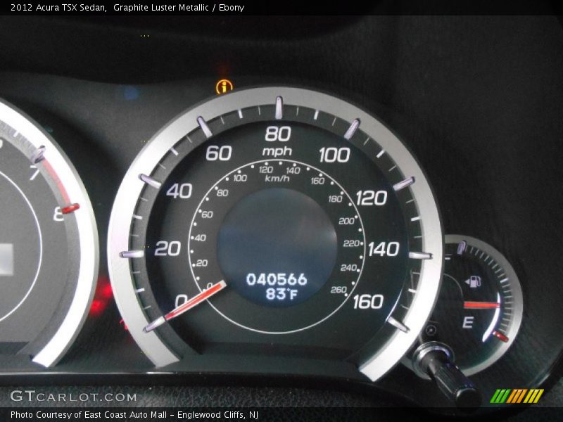 Graphite Luster Metallic / Ebony 2012 Acura TSX Sedan