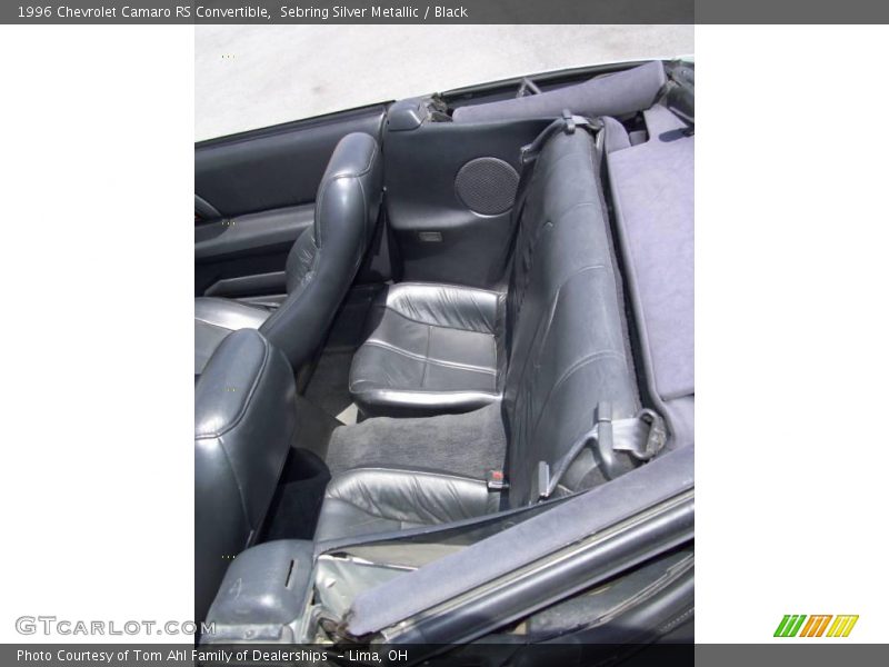 Sebring Silver Metallic / Black 1996 Chevrolet Camaro RS Convertible