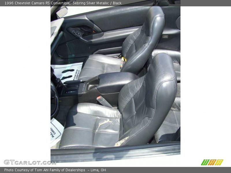Sebring Silver Metallic / Black 1996 Chevrolet Camaro RS Convertible
