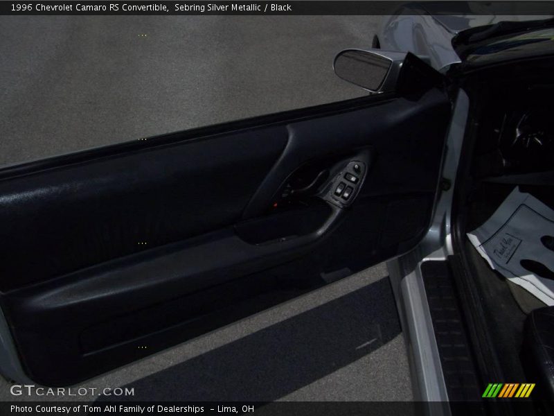 Sebring Silver Metallic / Black 1996 Chevrolet Camaro RS Convertible