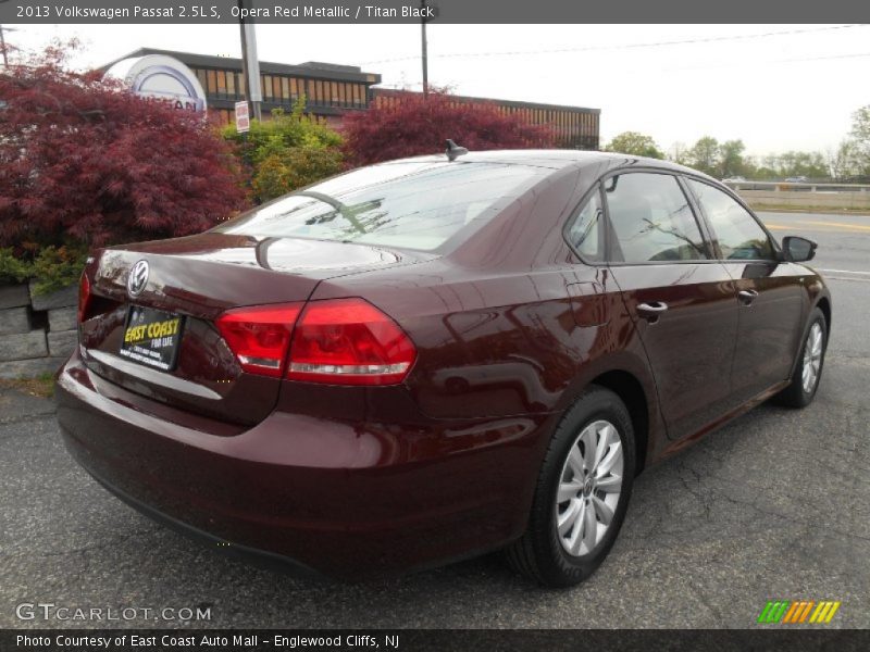 Opera Red Metallic / Titan Black 2013 Volkswagen Passat 2.5L S