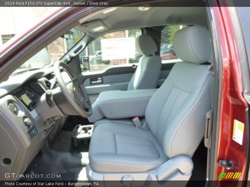 Sunset / Steel Grey 2014 Ford F150 STX SuperCab 4x4