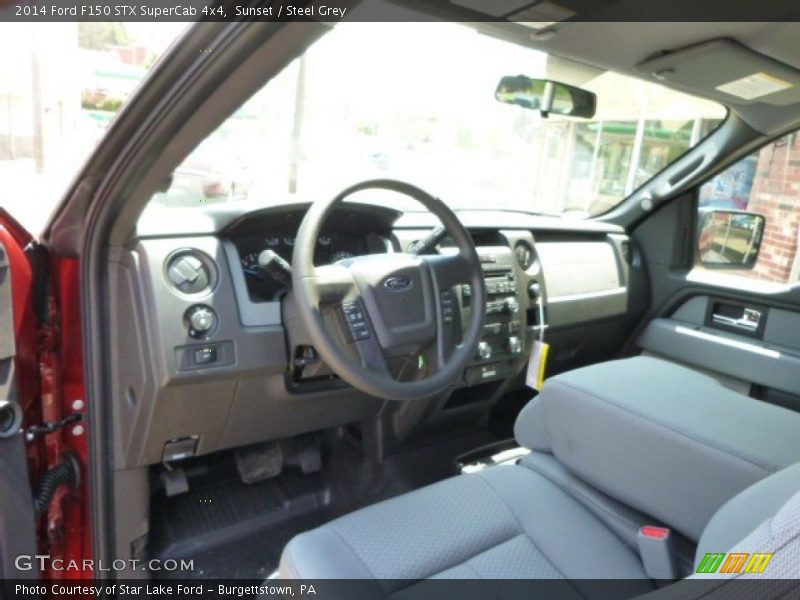 Sunset / Steel Grey 2014 Ford F150 STX SuperCab 4x4
