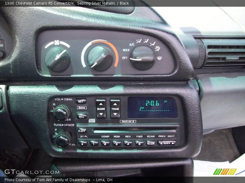 Sebring Silver Metallic / Black 1996 Chevrolet Camaro RS Convertible