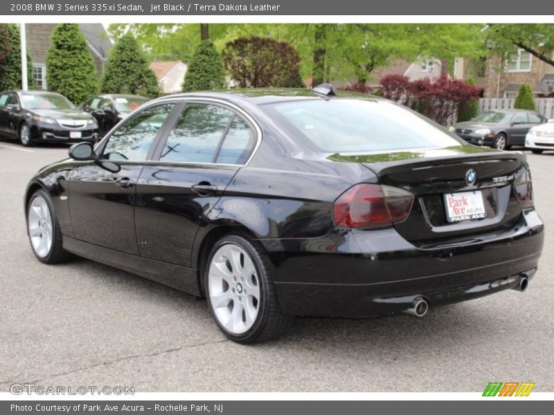 Jet Black / Terra Dakota Leather 2008 BMW 3 Series 335xi Sedan