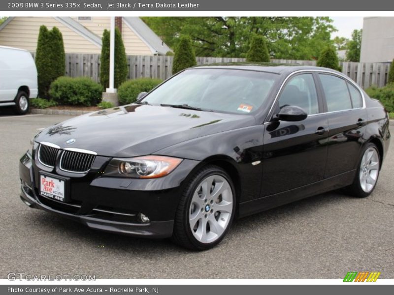 Jet Black / Terra Dakota Leather 2008 BMW 3 Series 335xi Sedan