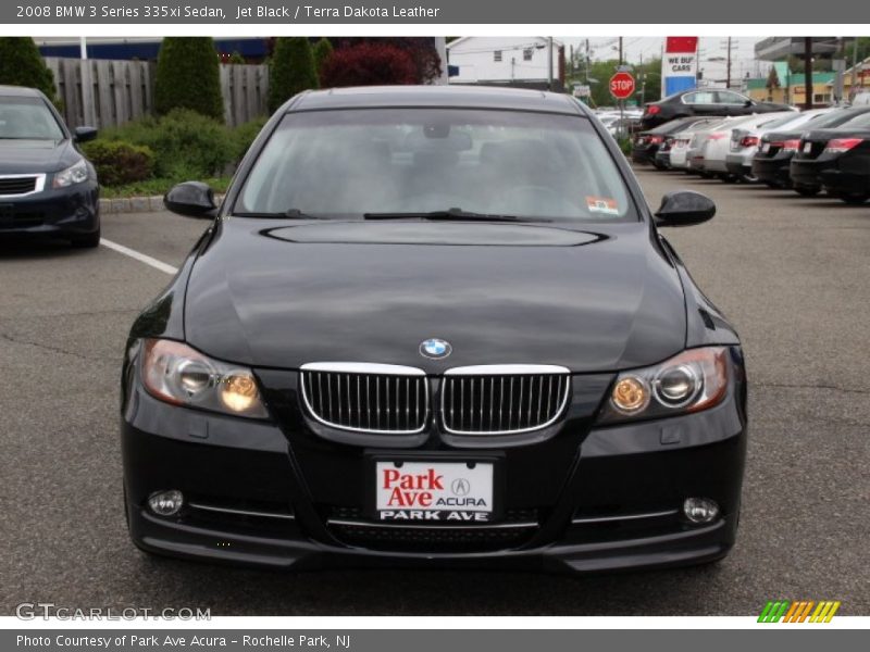 Jet Black / Terra Dakota Leather 2008 BMW 3 Series 335xi Sedan