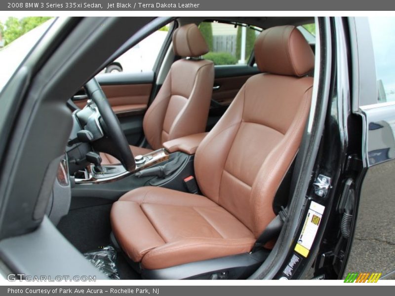 Jet Black / Terra Dakota Leather 2008 BMW 3 Series 335xi Sedan