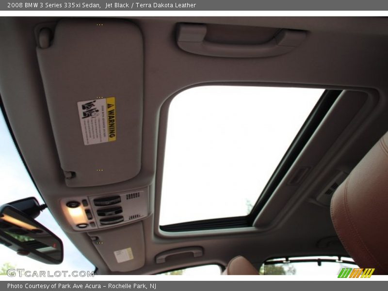 Jet Black / Terra Dakota Leather 2008 BMW 3 Series 335xi Sedan