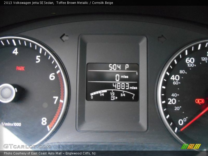 Toffee Brown Metallic / Cornsilk Beige 2013 Volkswagen Jetta SE Sedan