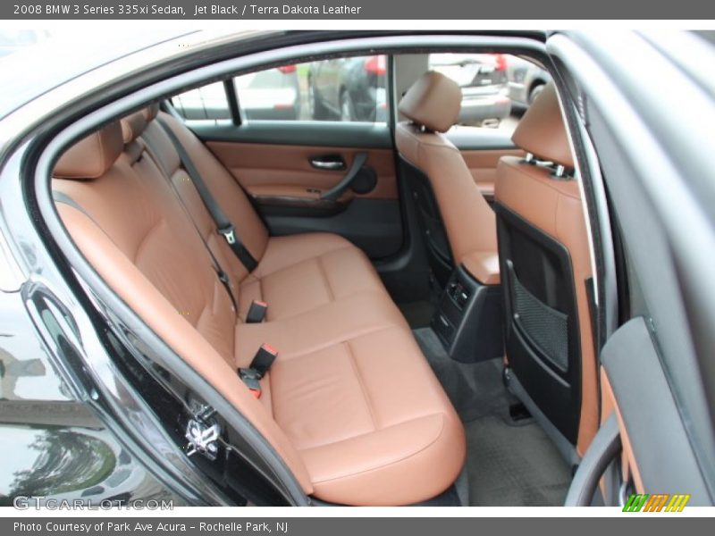 Jet Black / Terra Dakota Leather 2008 BMW 3 Series 335xi Sedan
