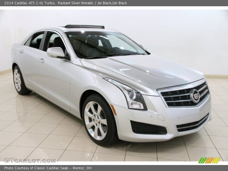 Radiant Silver Metallic / Jet Black/Jet Black 2014 Cadillac ATS 2.0L Turbo