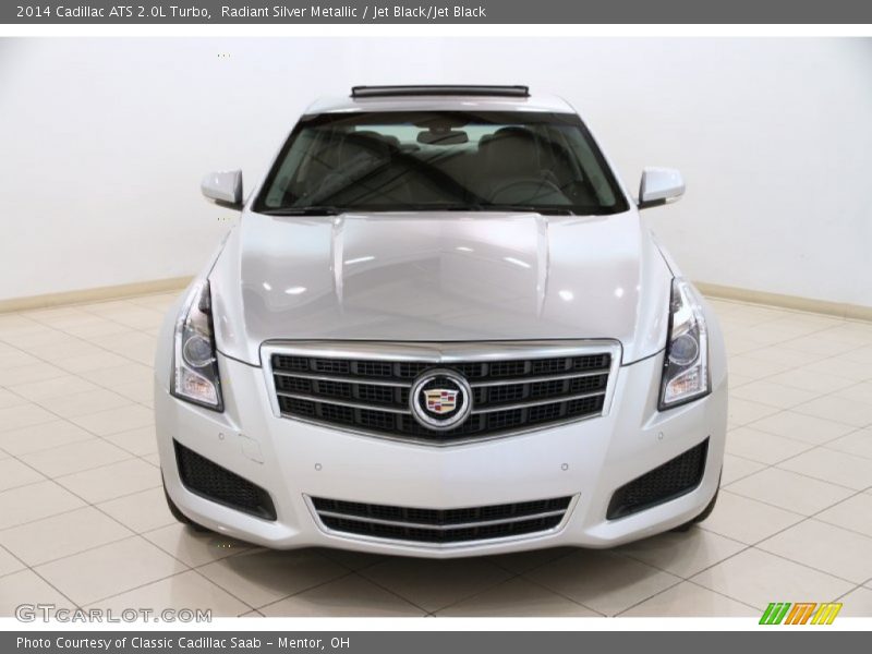 Radiant Silver Metallic / Jet Black/Jet Black 2014 Cadillac ATS 2.0L Turbo