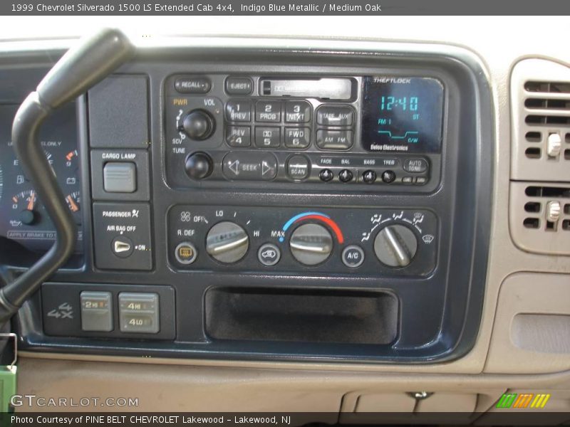 Indigo Blue Metallic / Medium Oak 1999 Chevrolet Silverado 1500 LS Extended Cab 4x4