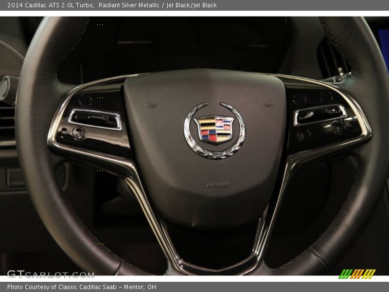Radiant Silver Metallic / Jet Black/Jet Black 2014 Cadillac ATS 2.0L Turbo