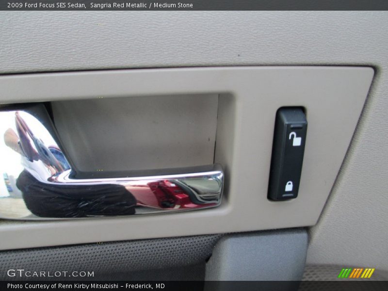 Sangria Red Metallic / Medium Stone 2009 Ford Focus SES Sedan