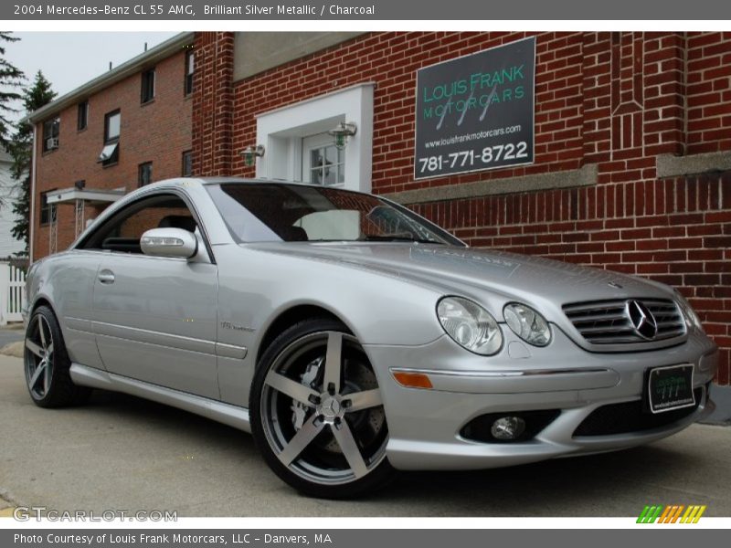 Brilliant Silver Metallic / Charcoal 2004 Mercedes-Benz CL 55 AMG