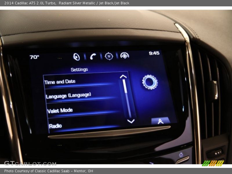 Radiant Silver Metallic / Jet Black/Jet Black 2014 Cadillac ATS 2.0L Turbo