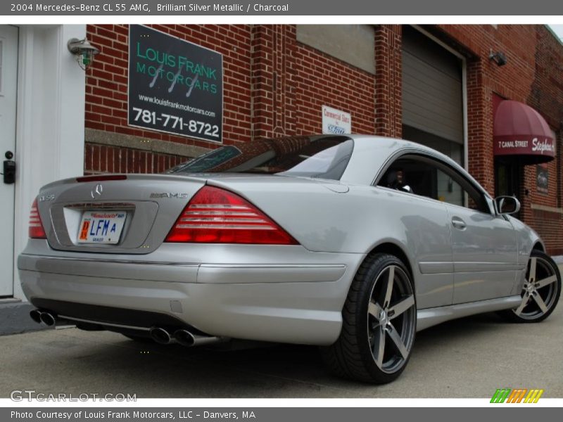 Brilliant Silver Metallic / Charcoal 2004 Mercedes-Benz CL 55 AMG