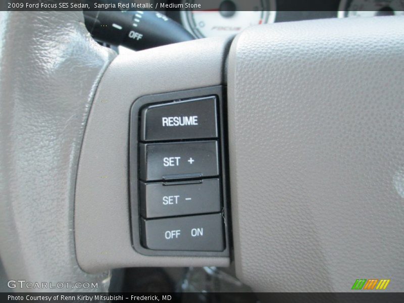 Sangria Red Metallic / Medium Stone 2009 Ford Focus SES Sedan