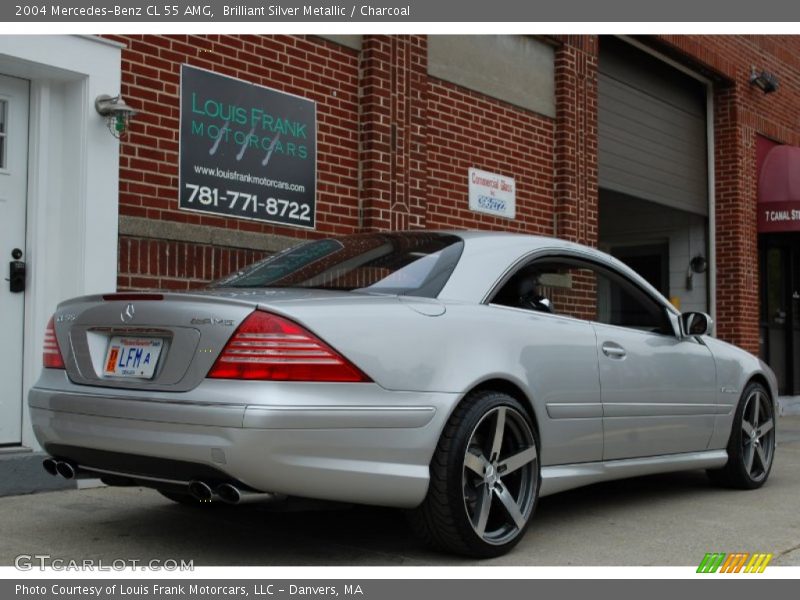 Brilliant Silver Metallic / Charcoal 2004 Mercedes-Benz CL 55 AMG