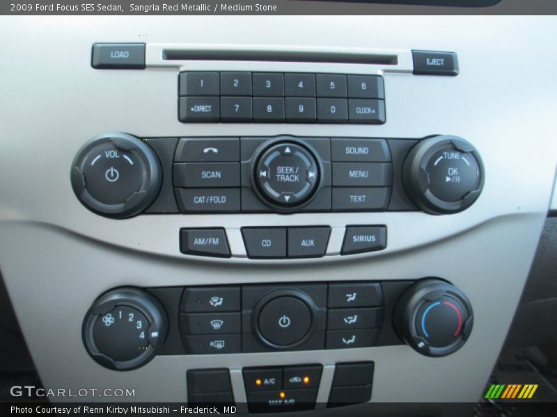 Sangria Red Metallic / Medium Stone 2009 Ford Focus SES Sedan