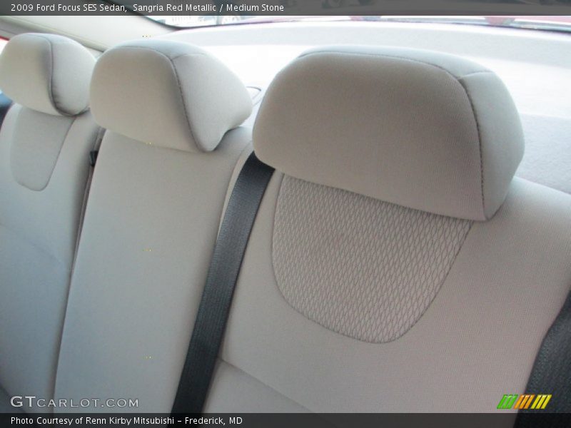 Sangria Red Metallic / Medium Stone 2009 Ford Focus SES Sedan