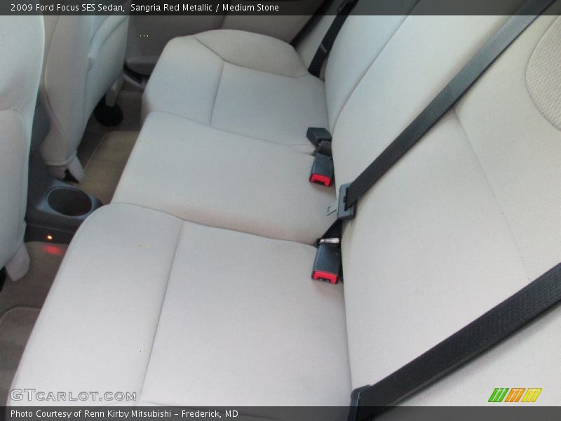 Sangria Red Metallic / Medium Stone 2009 Ford Focus SES Sedan