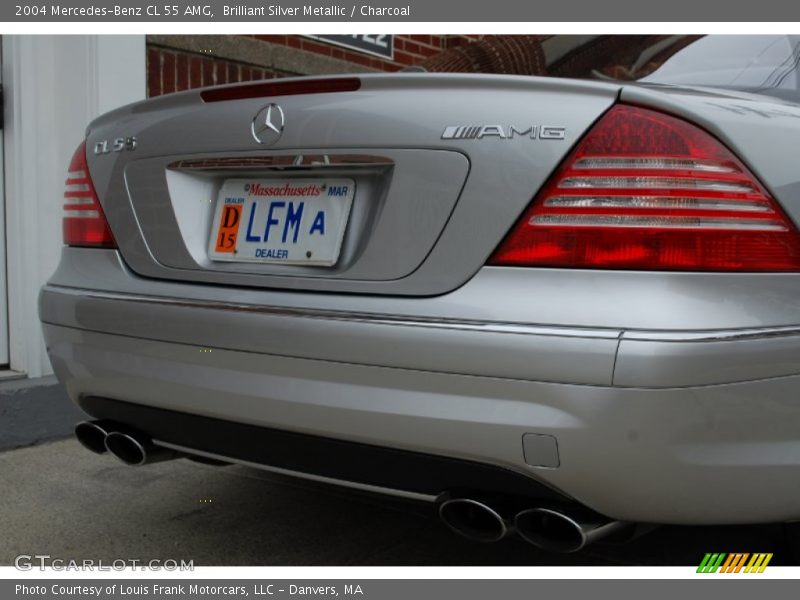 Brilliant Silver Metallic / Charcoal 2004 Mercedes-Benz CL 55 AMG