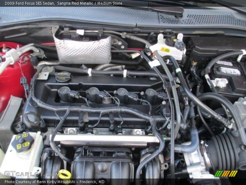 Sangria Red Metallic / Medium Stone 2009 Ford Focus SES Sedan