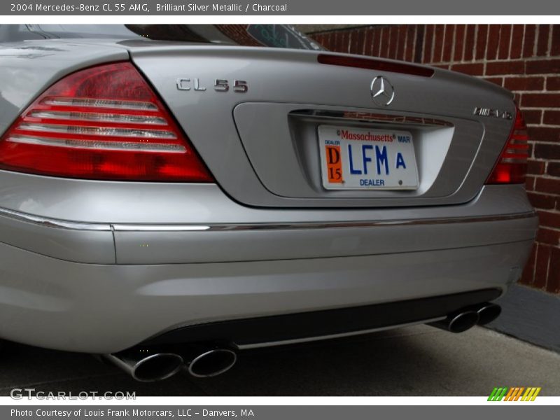 Brilliant Silver Metallic / Charcoal 2004 Mercedes-Benz CL 55 AMG