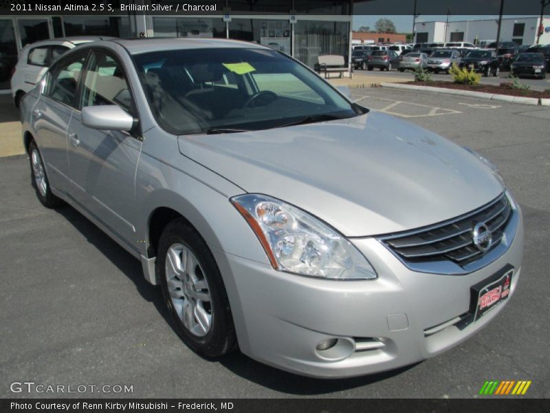 Brilliant Silver / Charcoal 2011 Nissan Altima 2.5 S