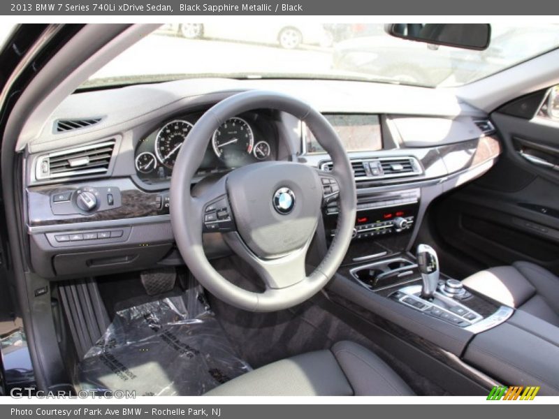 Black Sapphire Metallic / Black 2013 BMW 7 Series 740Li xDrive Sedan