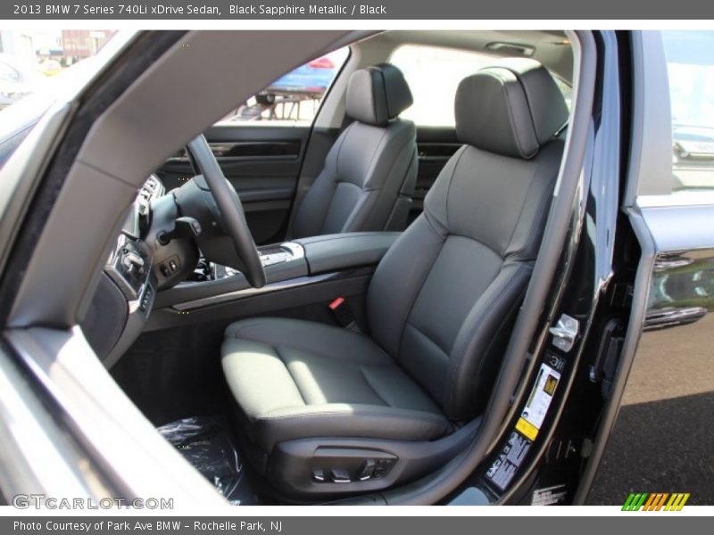 Black Sapphire Metallic / Black 2013 BMW 7 Series 740Li xDrive Sedan