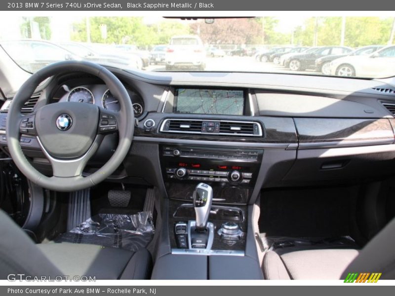 Black Sapphire Metallic / Black 2013 BMW 7 Series 740Li xDrive Sedan