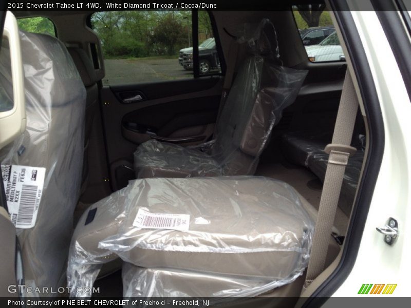 White Diamond Tricoat / Cocoa/Dune 2015 Chevrolet Tahoe LT 4WD