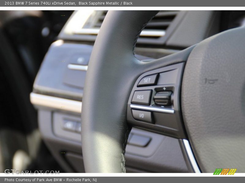 Controls of 2013 7 Series 740Li xDrive Sedan