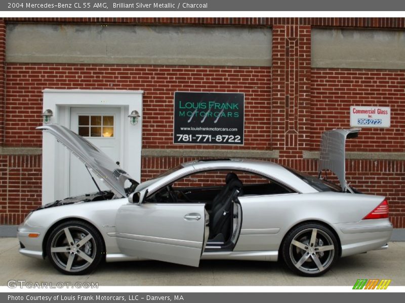 Brilliant Silver Metallic / Charcoal 2004 Mercedes-Benz CL 55 AMG