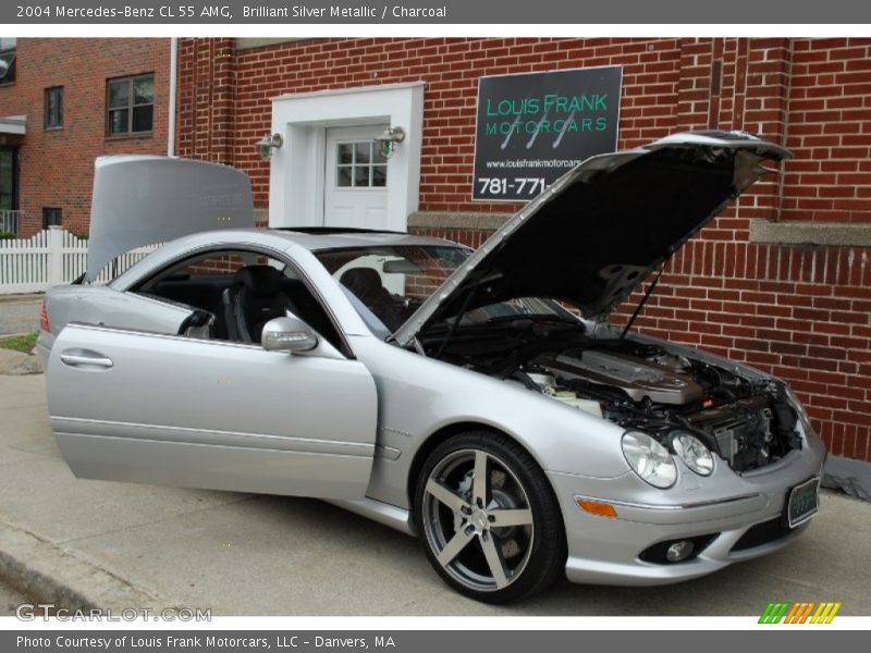 Brilliant Silver Metallic / Charcoal 2004 Mercedes-Benz CL 55 AMG