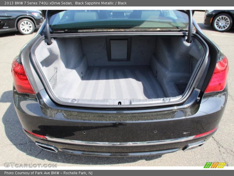 Black Sapphire Metallic / Black 2013 BMW 7 Series 740Li xDrive Sedan