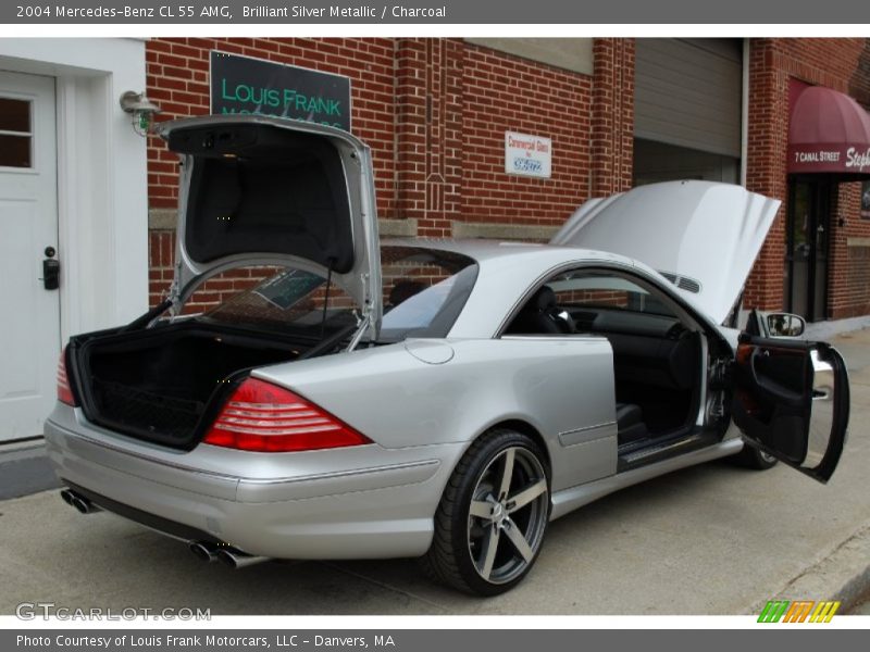 Brilliant Silver Metallic / Charcoal 2004 Mercedes-Benz CL 55 AMG