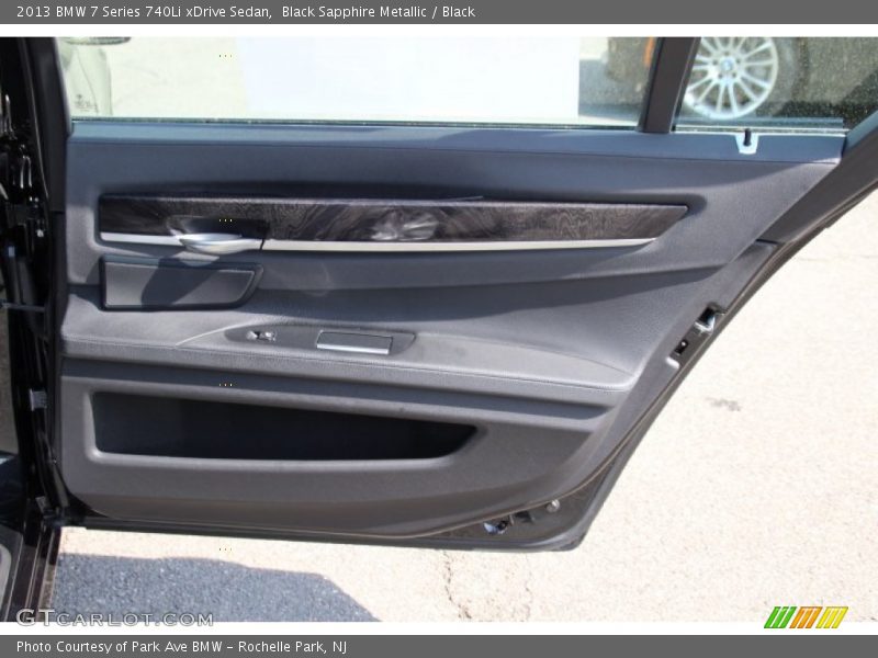 Black Sapphire Metallic / Black 2013 BMW 7 Series 740Li xDrive Sedan