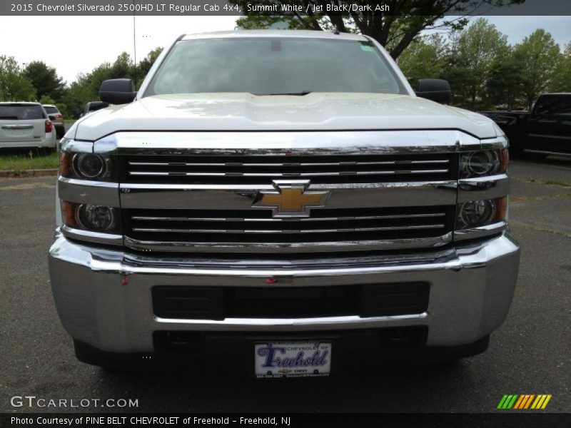 Summit White / Jet Black/Dark Ash 2015 Chevrolet Silverado 2500HD LT Regular Cab 4x4