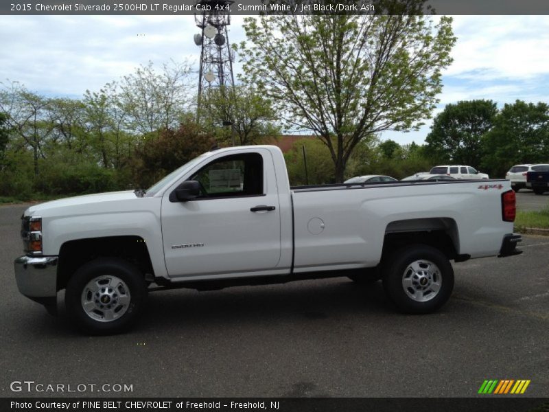 Summit White / Jet Black/Dark Ash 2015 Chevrolet Silverado 2500HD LT Regular Cab 4x4