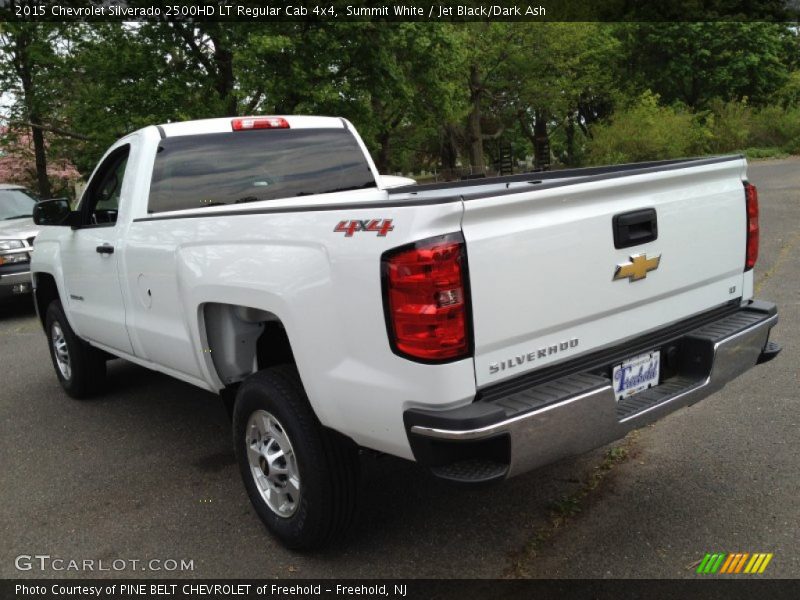 Summit White / Jet Black/Dark Ash 2015 Chevrolet Silverado 2500HD LT Regular Cab 4x4