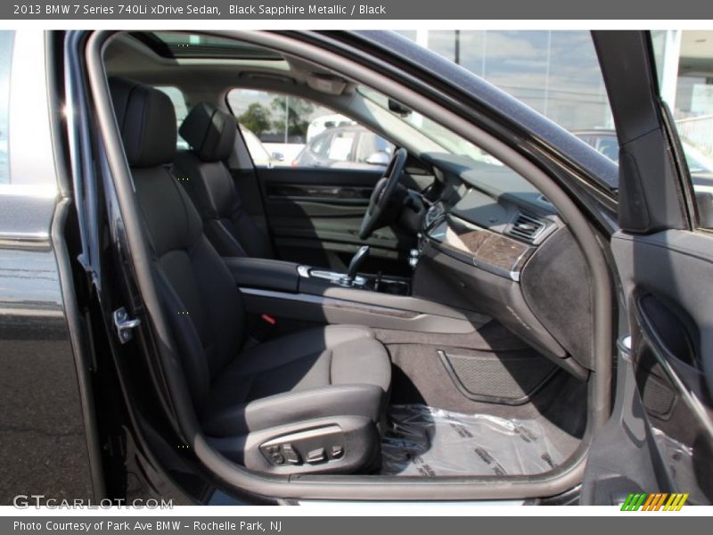 Black Sapphire Metallic / Black 2013 BMW 7 Series 740Li xDrive Sedan