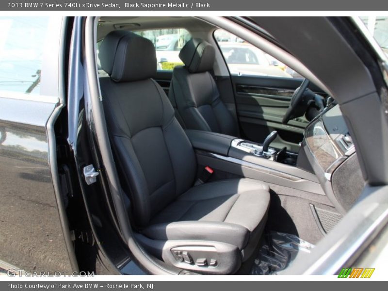 Black Sapphire Metallic / Black 2013 BMW 7 Series 740Li xDrive Sedan