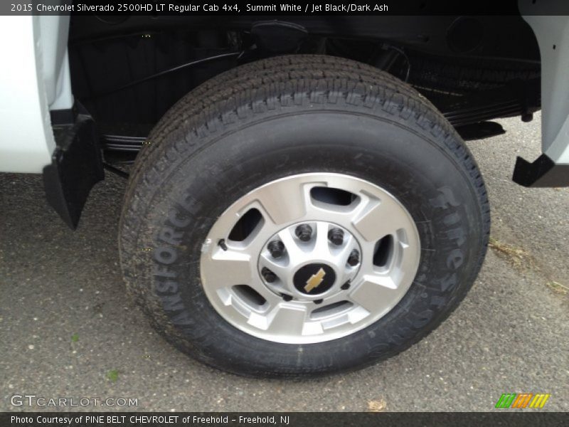 Summit White / Jet Black/Dark Ash 2015 Chevrolet Silverado 2500HD LT Regular Cab 4x4