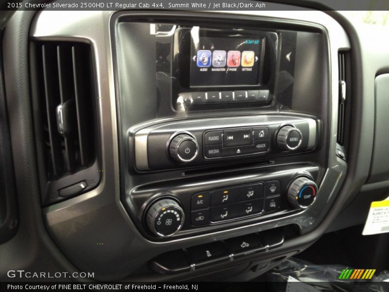 Summit White / Jet Black/Dark Ash 2015 Chevrolet Silverado 2500HD LT Regular Cab 4x4