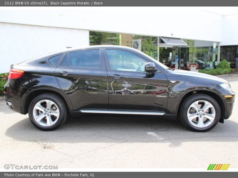 Black Sapphire Metallic / Black 2012 BMW X6 xDrive35i